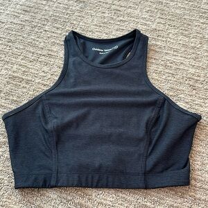 Outdoor voices workout razorback tank top crop